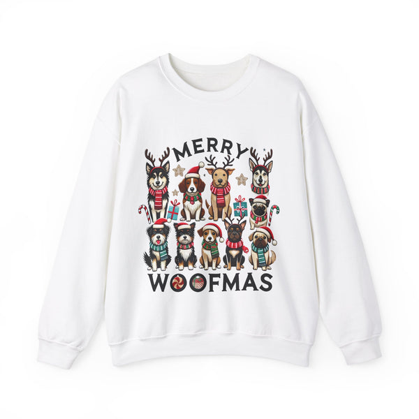 Merry Woofmas Unisex Crewneck Sweatshirt