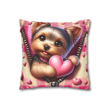 Charming Paws Canvas Pillowcase