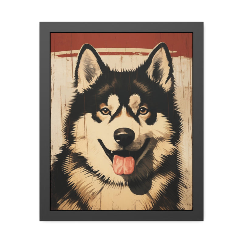 Akita Personalized Framed Paper Posters