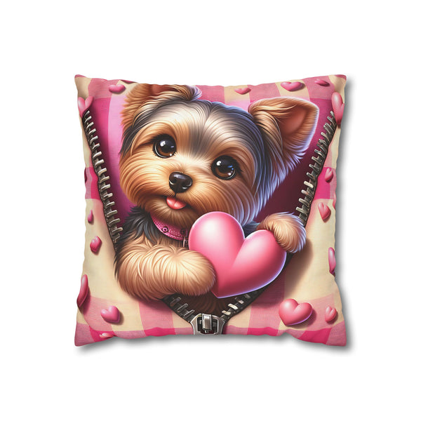 Charming Paws Canvas Pillowcase