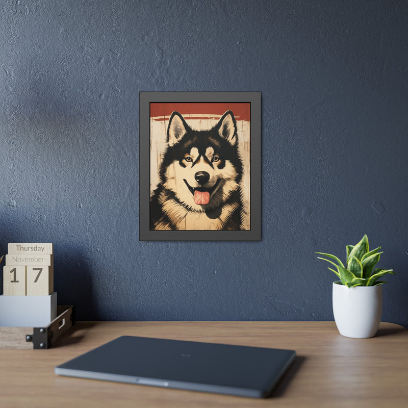 Akita Personalized Framed Paper Posters