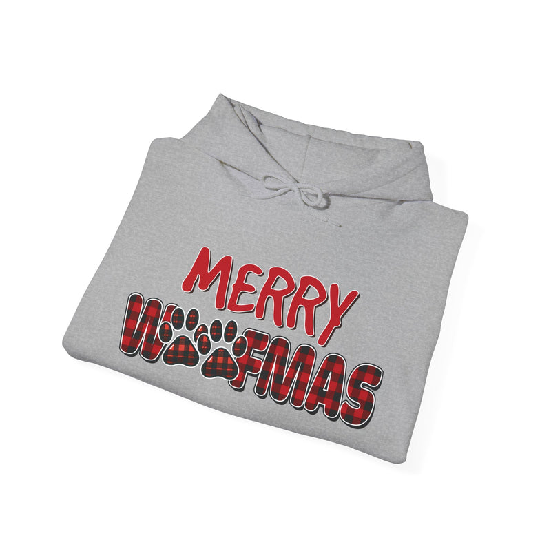 Merry Woofmas Unisex Hooded Sweatshirt