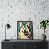 Alaskan Malamute Personalized Framed Paper Posters