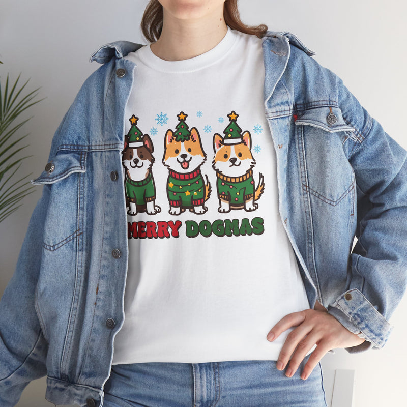 Merry Dogmas Unisex Heavy Cotton Tee