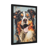 Australian Shepherd Personalized Framed Paper Posters