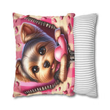 Charming Paws Canvas Pillowcase