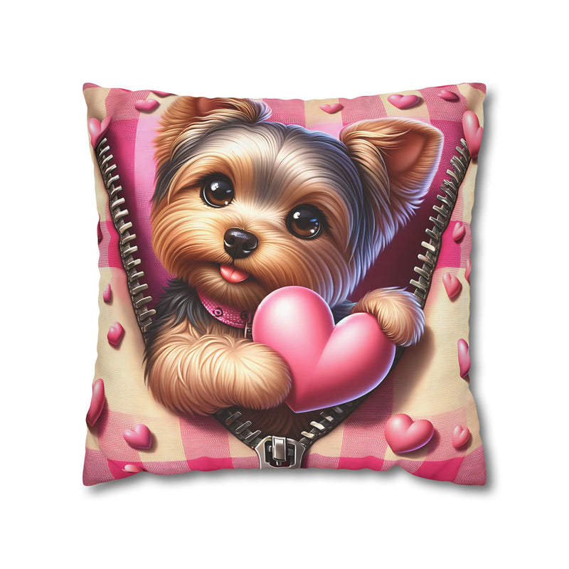 Charming Paws Canvas Pillowcase