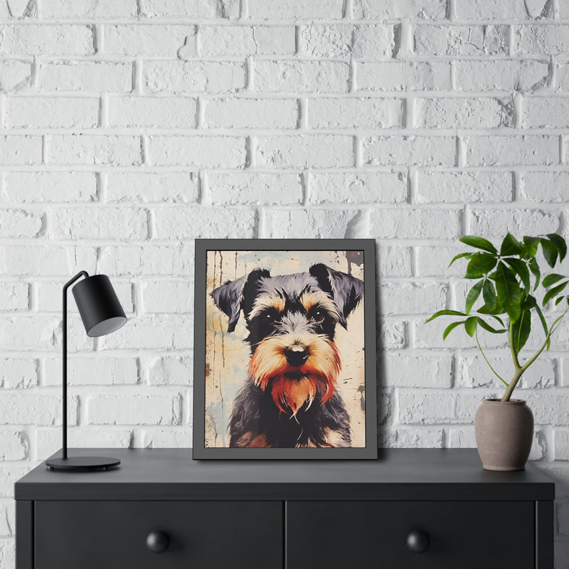 Airdale Terrier Personalized Framed Paper Posters