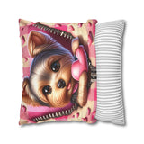 Charming Paws Canvas Pillowcase