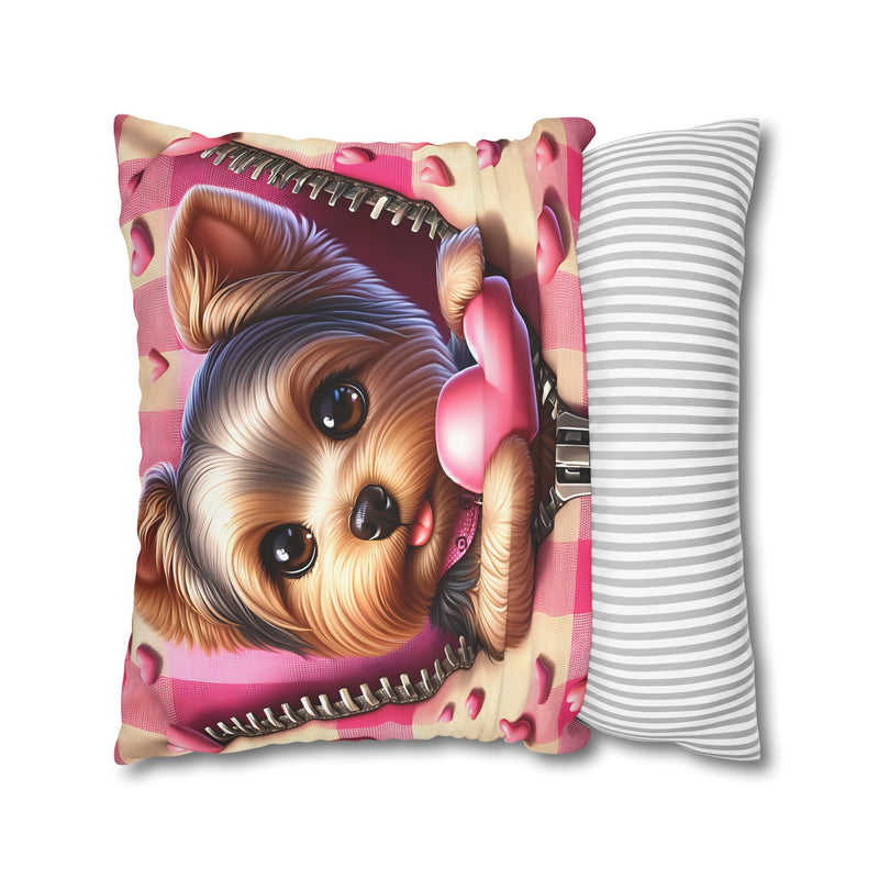 Charming Paws Canvas Pillowcase