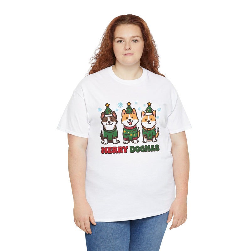 Merry Dogmas Unisex Heavy Cotton Tee