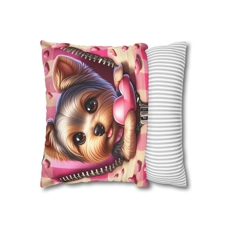 Charming Paws Canvas Pillowcase