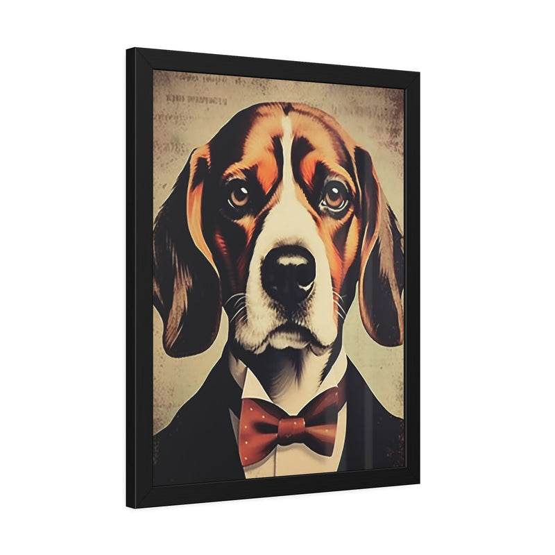 Beagle Personalized Framed Paper Posters