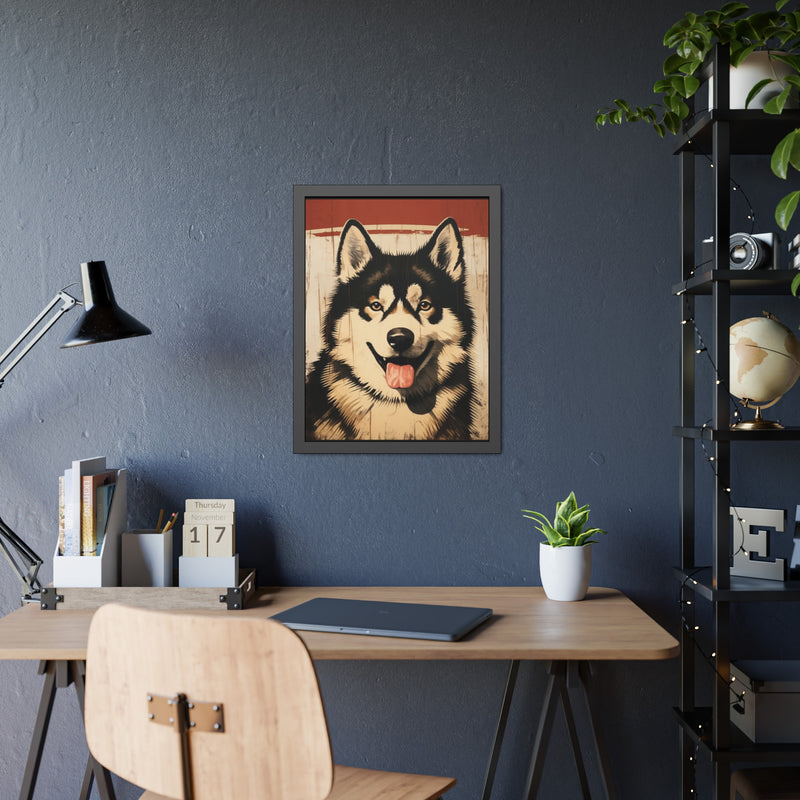 Akita Personalized Framed Paper Posters