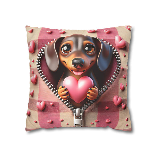 Woof & Love Canvas Pillowcase