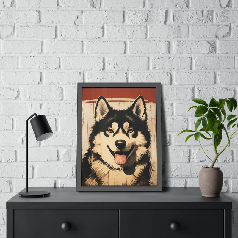 Akita Personalized Framed Paper Posters