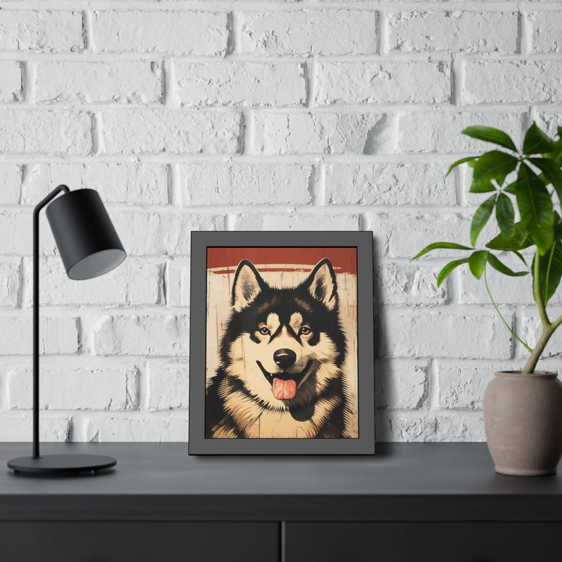 Akita Personalized Framed Paper Posters