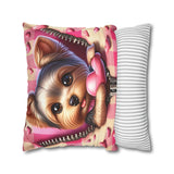 Charming Paws Canvas Pillowcase