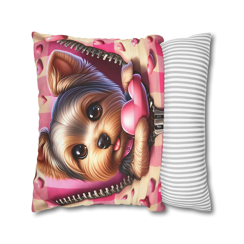 Charming Paws Canvas Pillowcase
