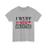 I Wuff You Valentine Unisex Cotton Tee