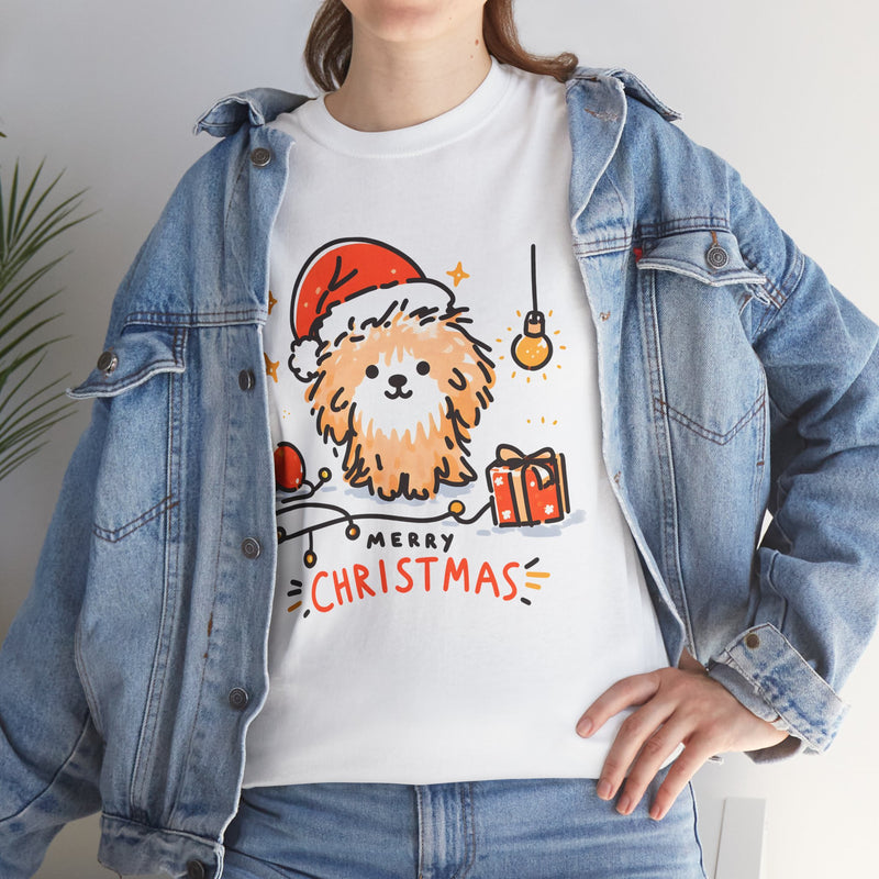 Merry Christmas Unisex Heavy Cotton Tee