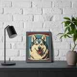 Alaskan Malamute Personalized Framed Paper Posters