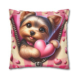 Charming Paws Canvas Pillowcase