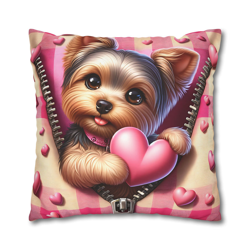 Charming Paws Canvas Pillowcase