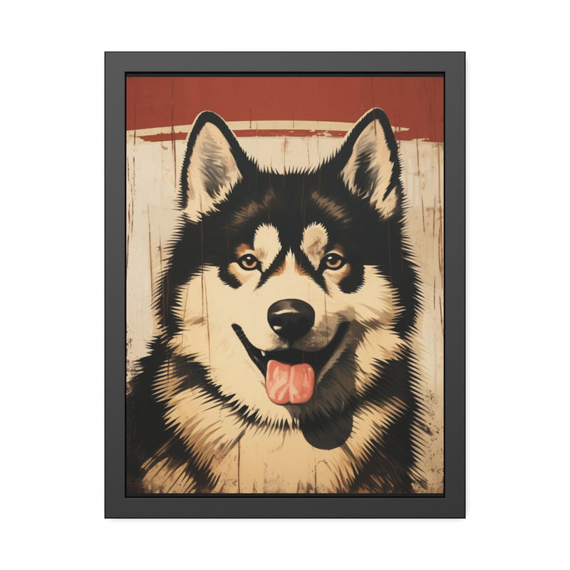 Akita Personalized Framed Paper Posters