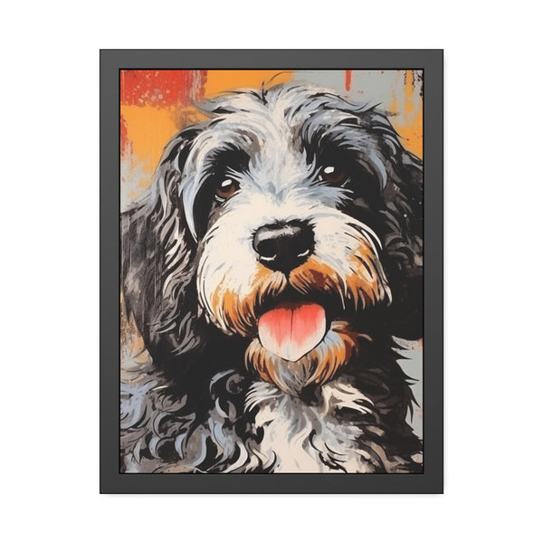 Berned Doodle Personalized Framed Paper Posters