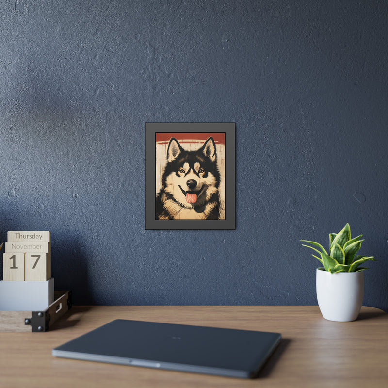 Akita Personalized Framed Paper Posters