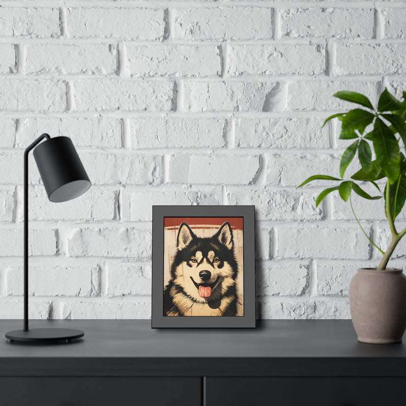 Akita Personalized Framed Paper Posters