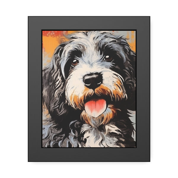 Berned Doodle Personalized Framed Paper Posters