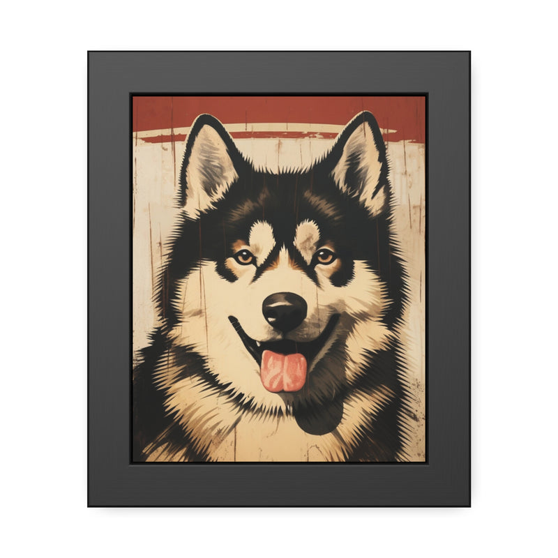 Akita Personalized Framed Paper Posters