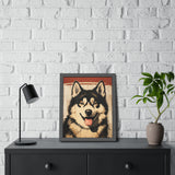 Akita Personalized Framed Paper Posters