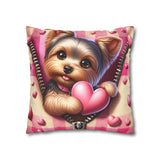 Charming Paws Canvas Pillowcase