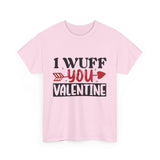 I Wuff You Valentine Unisex Cotton Tee