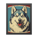 Alaskan Malamute Personalized Framed Paper Posters