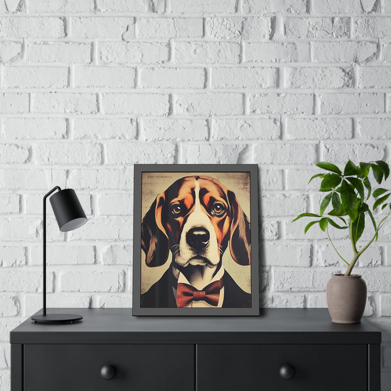 Beagle Personalized Framed Paper Posters