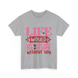 Life Would Be Ruff Unisex Cotton Tee