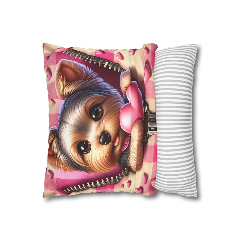 Charming Paws Canvas Pillowcase