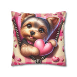 Charming Paws Canvas Pillowcase