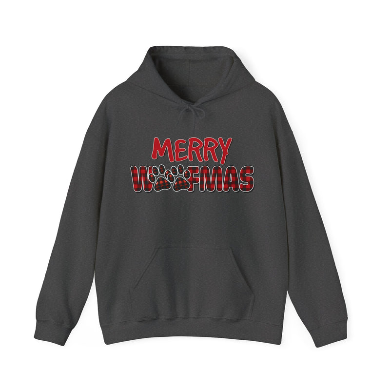 Merry Woofmas Unisex Hooded Sweatshirt