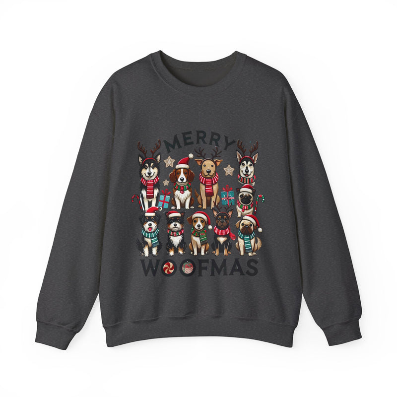 Merry Woofmas Unisex Crewneck Sweatshirt