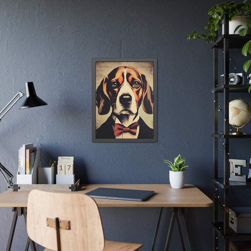 Beagle Personalized Framed Paper Posters